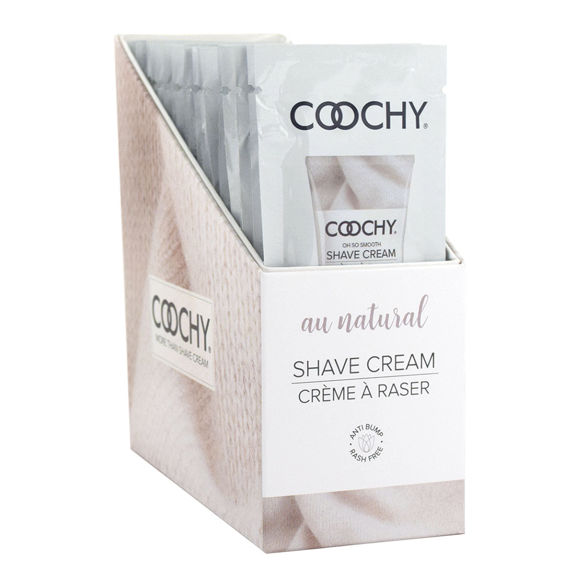 Coochy Shave Cream 15ml. 24pc. Display - Au Natural