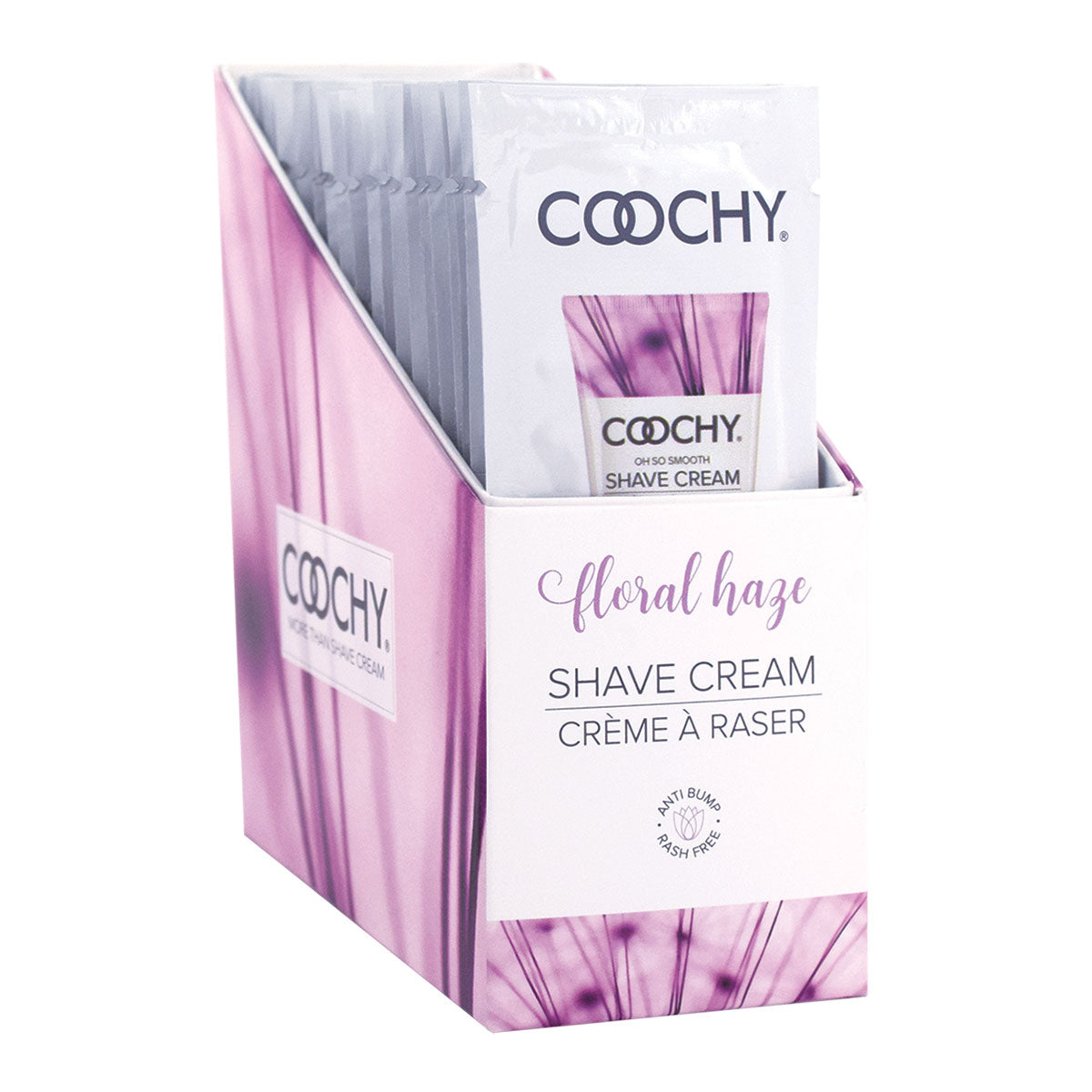 Coochy Shave Cream 15ml. 24pc. Display - Floral Haze