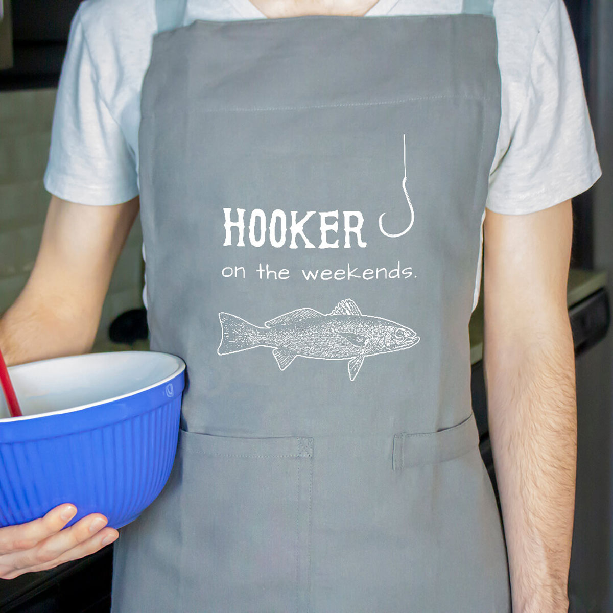 Twisted Wares Hooker On The Weekends Apron