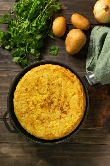How to prepare traditional Spanish Potato Tortilla