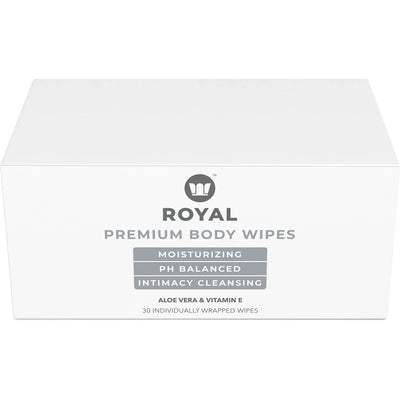 Royal Condom Intimacy Cleansing Wipes 30ct