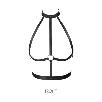 Bijoux Indiscrets Maze H-Harness - Black