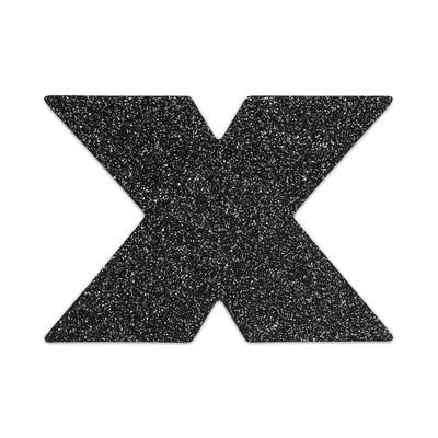Bijoux Indiscrets Flash Pasties - Black Crosses