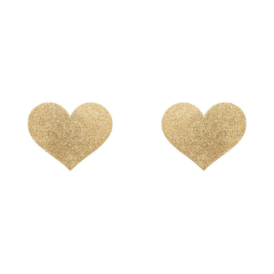 Bijoux Indiscrets Flash Pasties - Gold Hearts