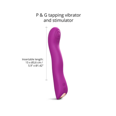 Love to Love Swap Tapping Vibrator - Sweet Orchid