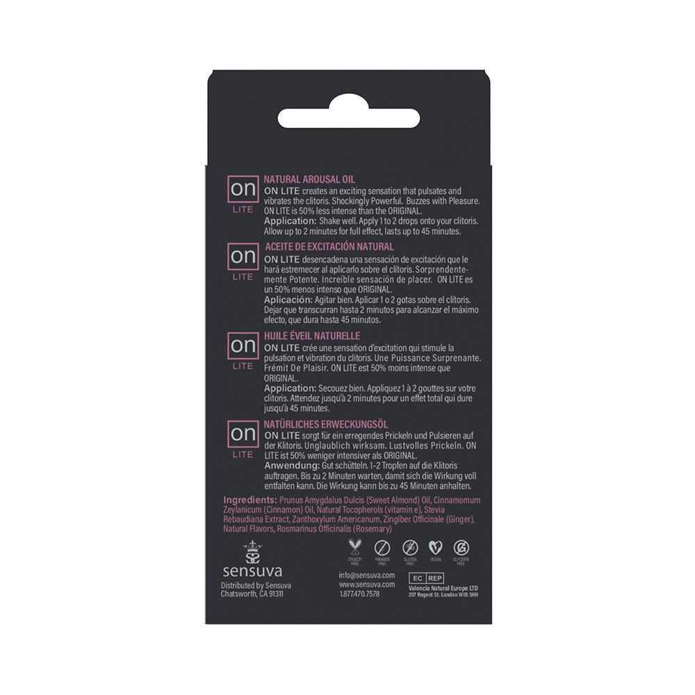 Sensuva ON for Her Arousal Oil Lite 5ml