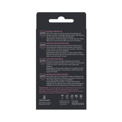 Sensuva ON for Her Arousal Oil Lite 5ml