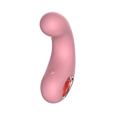 Luv Inc Cv77: Curved Vibrator - Light Pink
