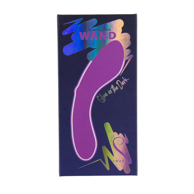 Swan- The Mini Swan Wand Glow-in-the-Dark Purple