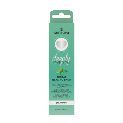 Sensuva Deeply Love You Throat Relaxing Spray Spearmint 1 oz.