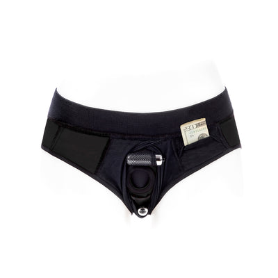 SpareParts Tomboi Cover Brief Nylon Bk L