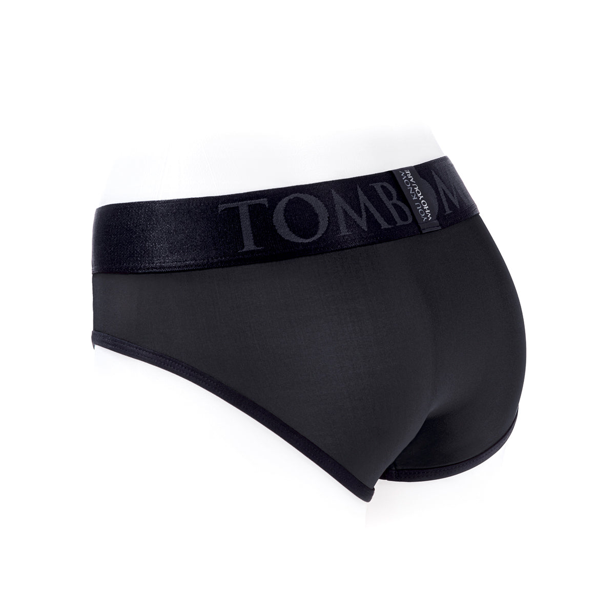 SpareParts Tomboi Cover Brief Nylon Bk L