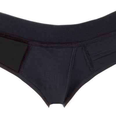 SpareParts Tomboi Cover Brief Nylon Bk L