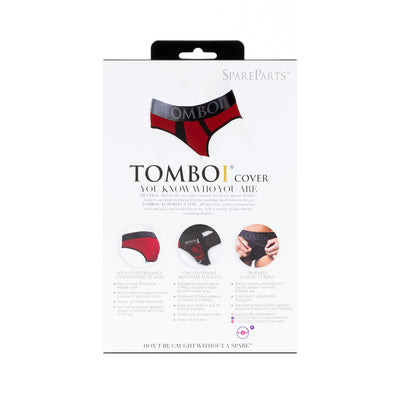 SpareParts Tomboi Cover Brief Nylon Bk L