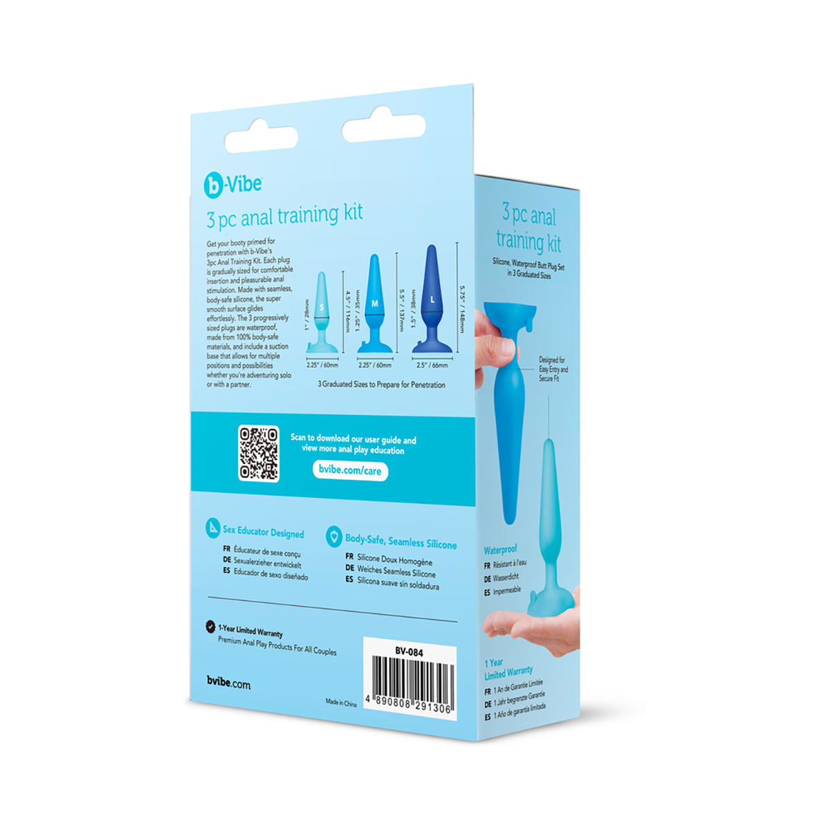 b-Vibe 3-Piece Anal Training Kit Series