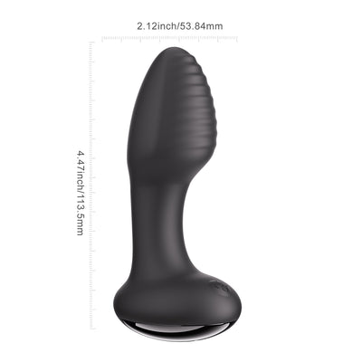 Honey Play Box Frenzy Pressure Sensing App-Controlled Rotating Butt Plug Black