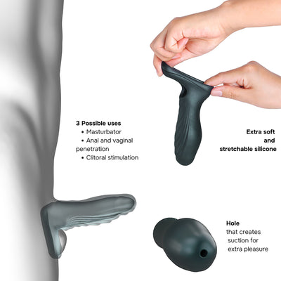 MAN WAN Ryzer Penis Extender &Sleeve Gry