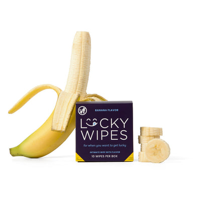 Sweetums Lucky Wipes Banana Flavor 10-Pack