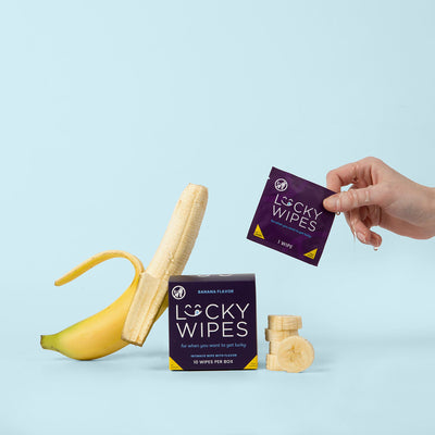 Sweetums Lucky Wipes Banana Flavor 10-Pack