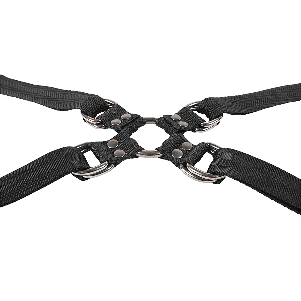 SS Velvet Noir Adjustable HogTieCuff Set