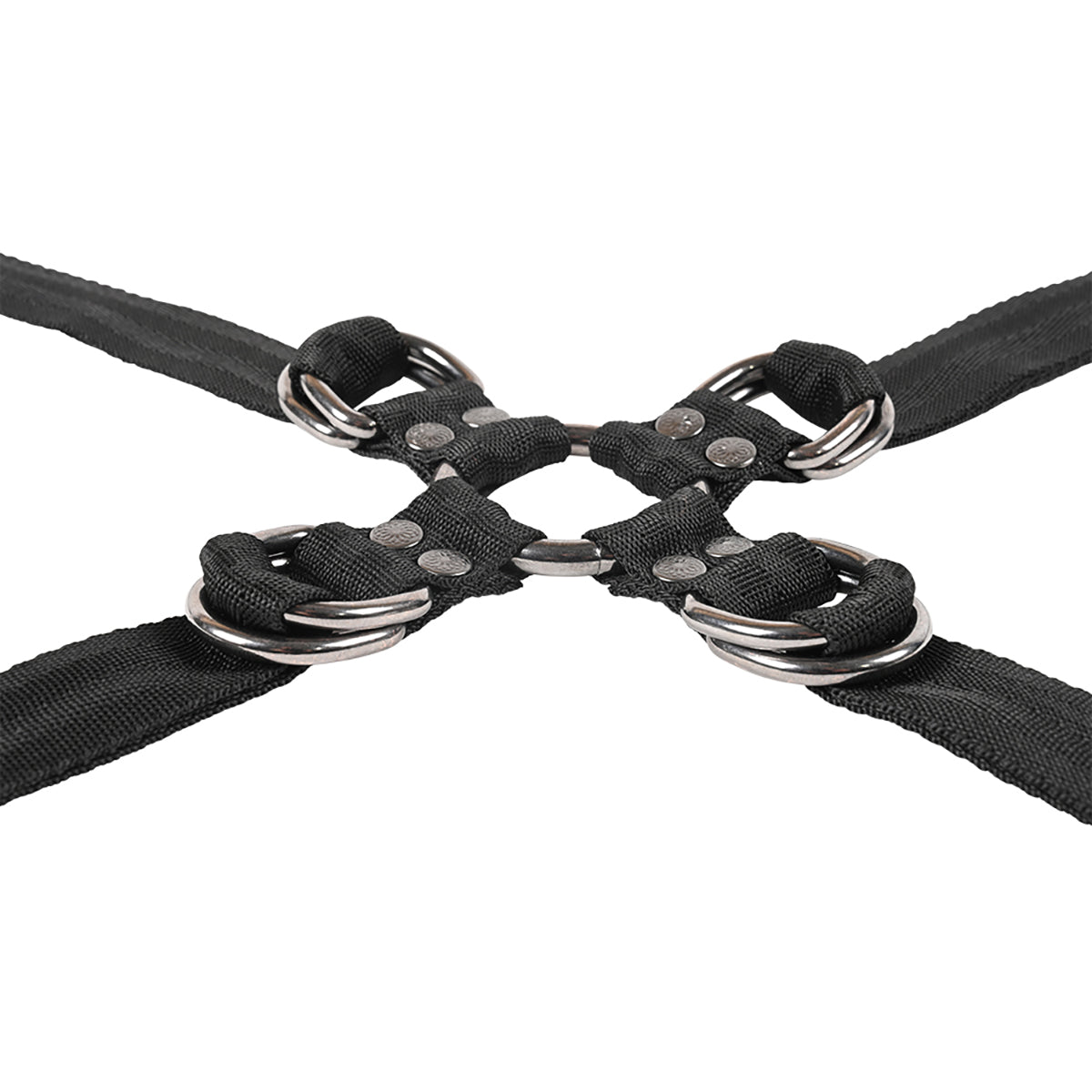SS Velvet Noir Adjustable HogTieCuff Set
