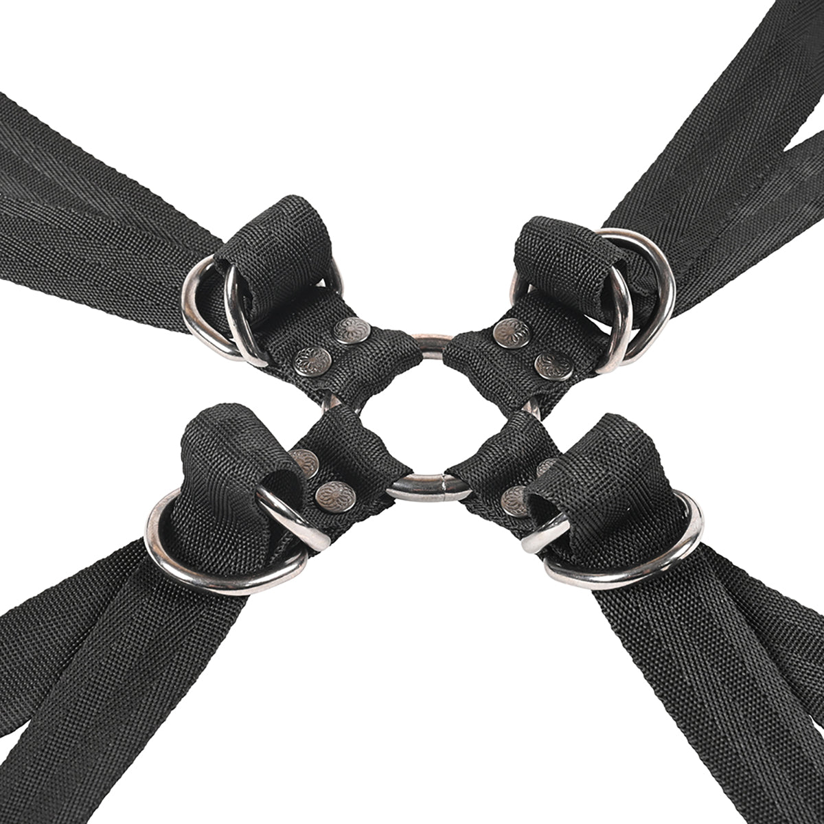 SS Velvet Noir Adjustable HogTieCuff Set