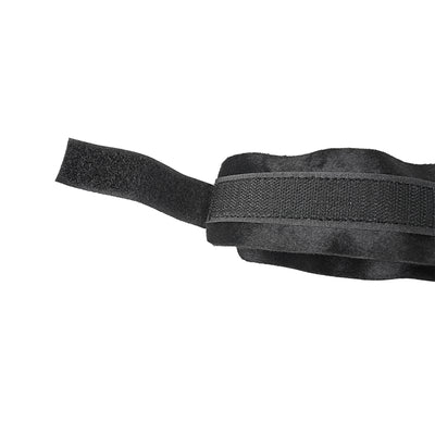 SS Velvet Noir Adjustable HogTieCuff Set