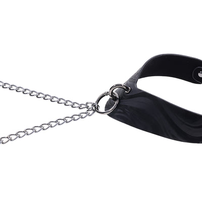 SS Velvet Noir Collar & Removable Clamps