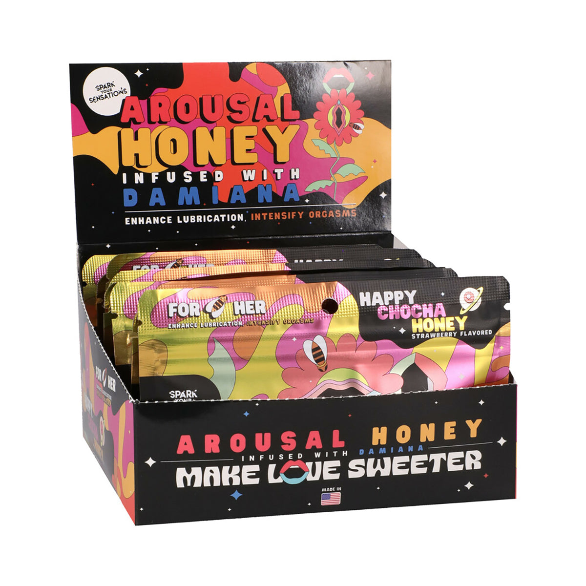 Happy Chocha Honey 12-Pack Display