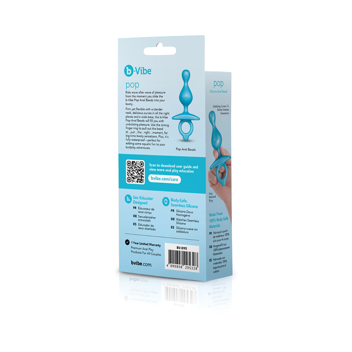 b-Vibe Butties Pop Beaded Silicone Plug