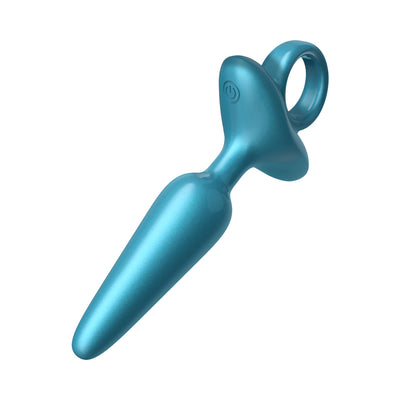 Luv Inc. Pr37: Pointy Ring Luv Plug Metallic Blue