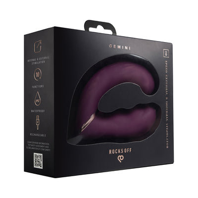 Rocks-Off Gemini Burgundy