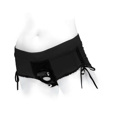 SpareParts Sasha Harness Black/Black Nylon - Medium