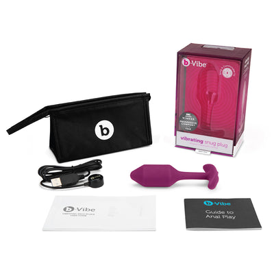 B-Vibe Vibrating Snug Plug 2 (M) - Rose