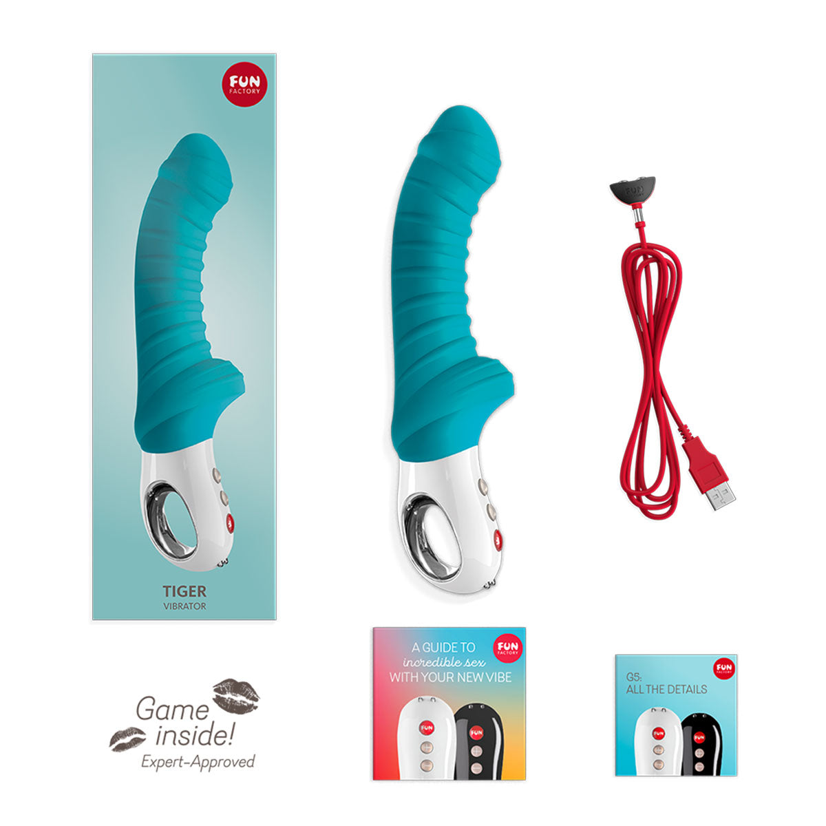 Fun Factory Tiger - Petrol Blue