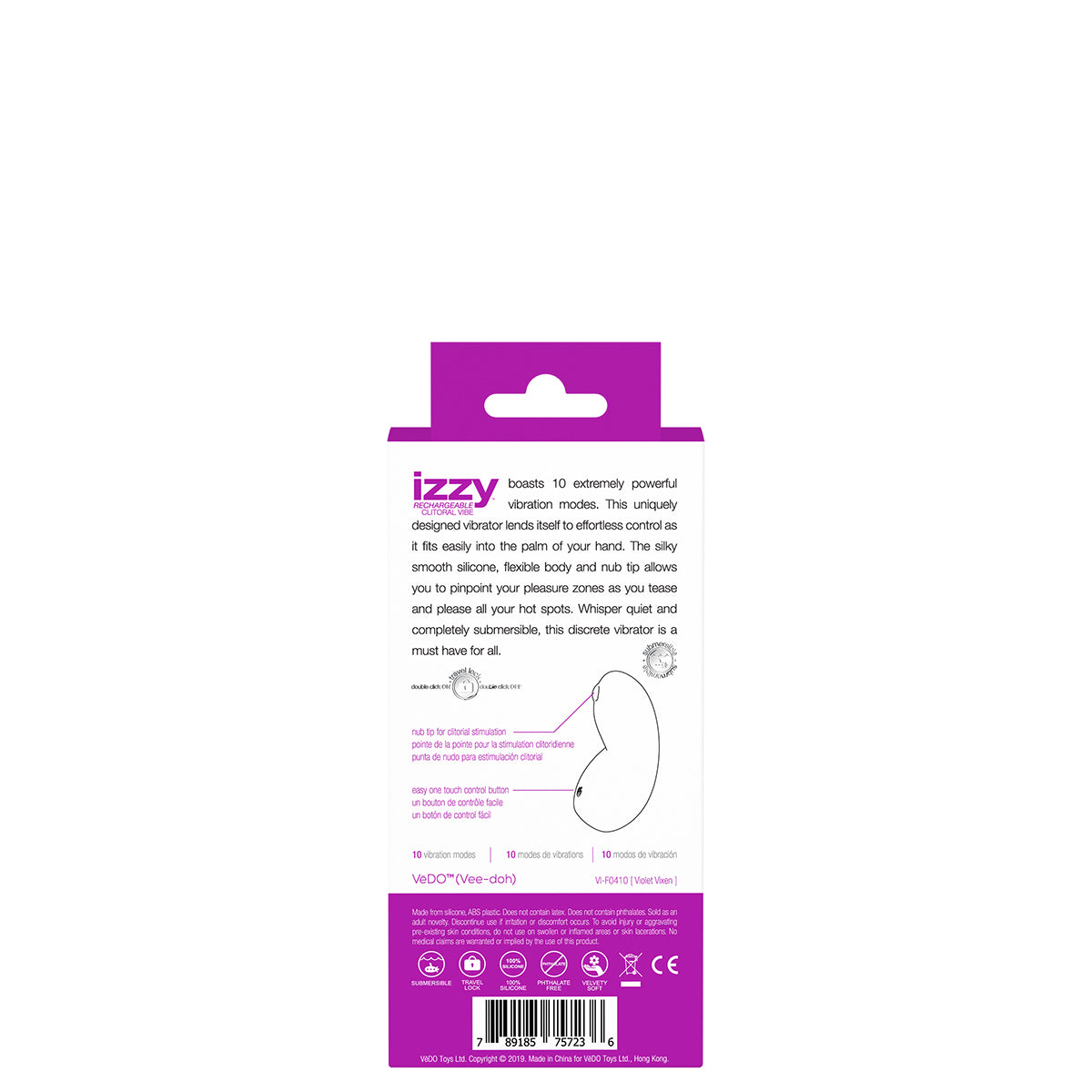 VeDO Izzy Clitoral Vibrator - Violet