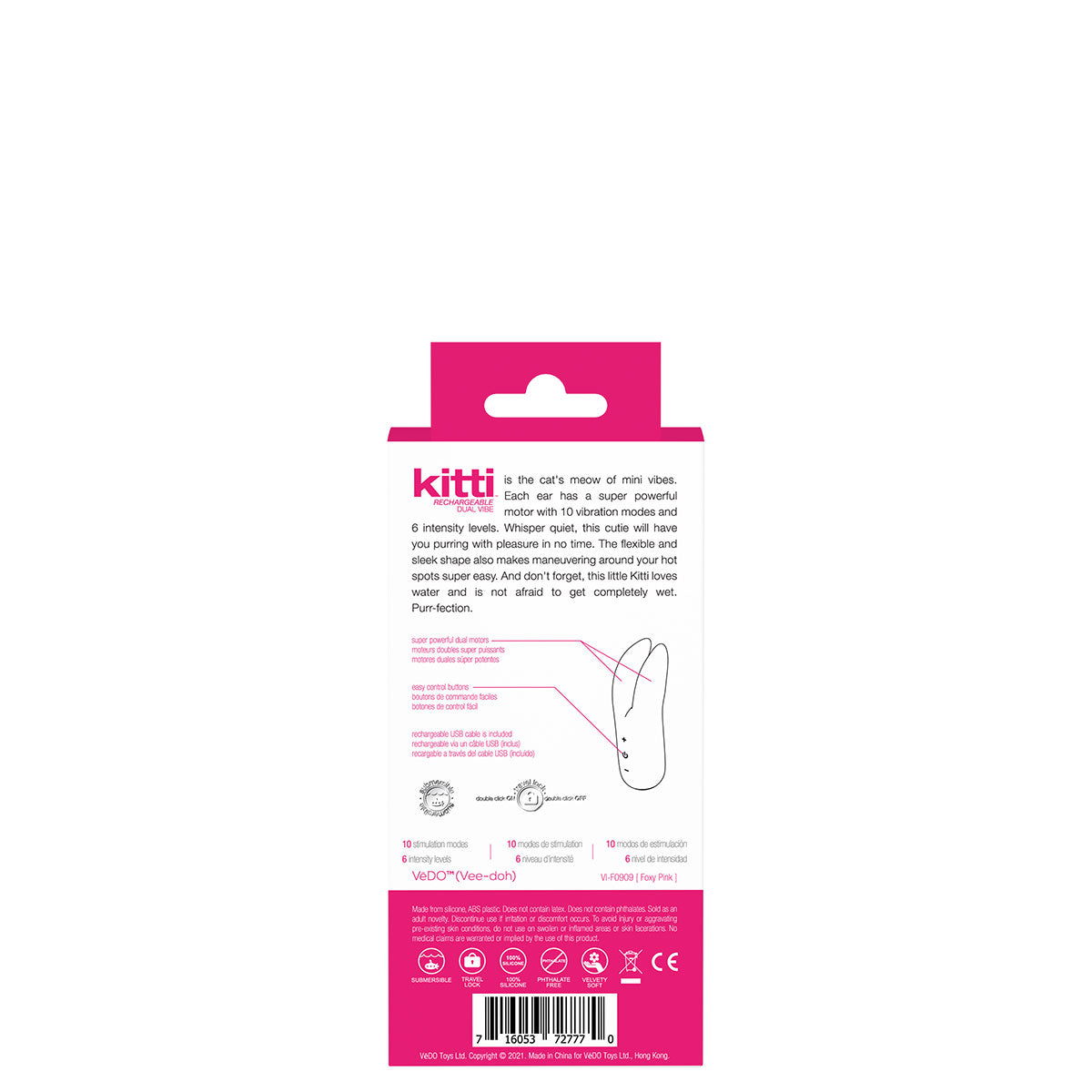 VeDO Kitti Dual Vibe - Pink