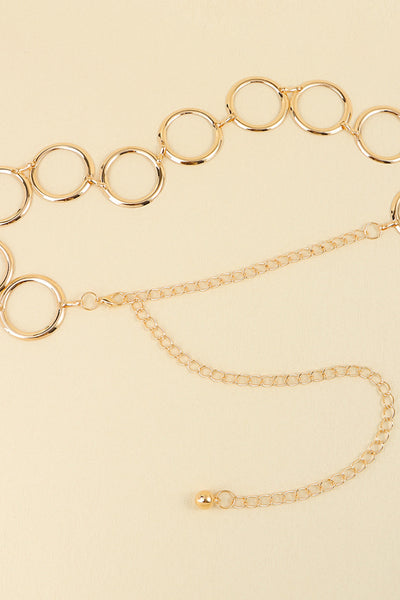 Circle Ring Chain Belt