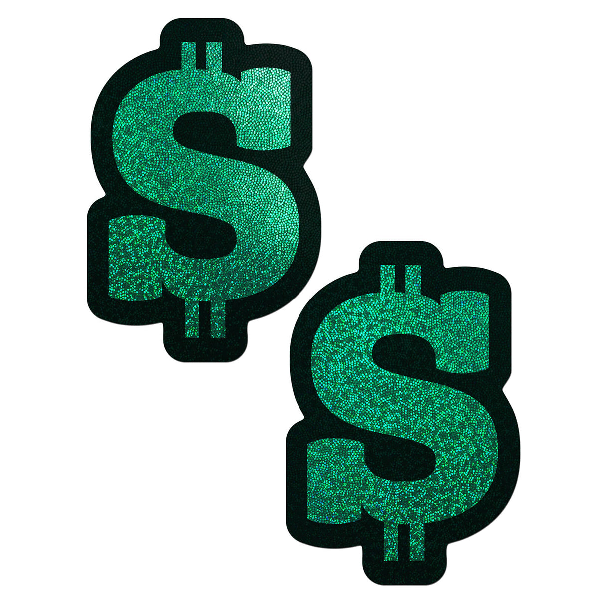 Pastease Glitter Green Dollar Signs