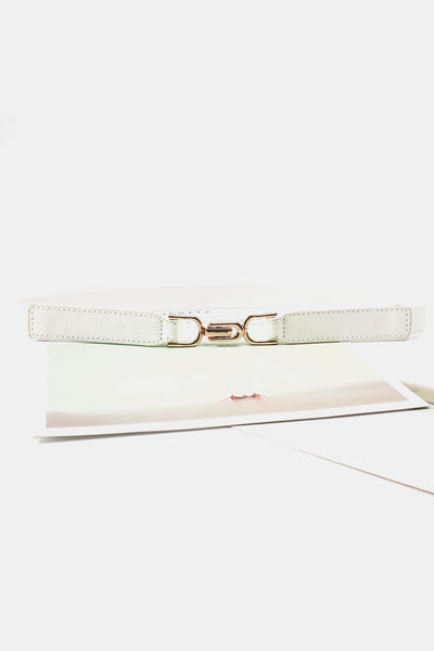 Alloy Buckle Elastic Belt