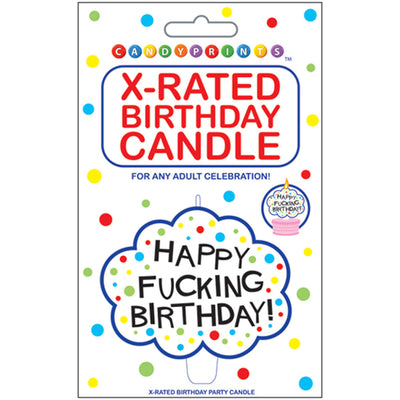 Happy Fucking Birthday! X-Rated Candle