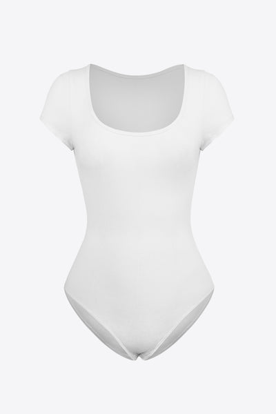 Scoop Neck Short Sleeve Bodysuit