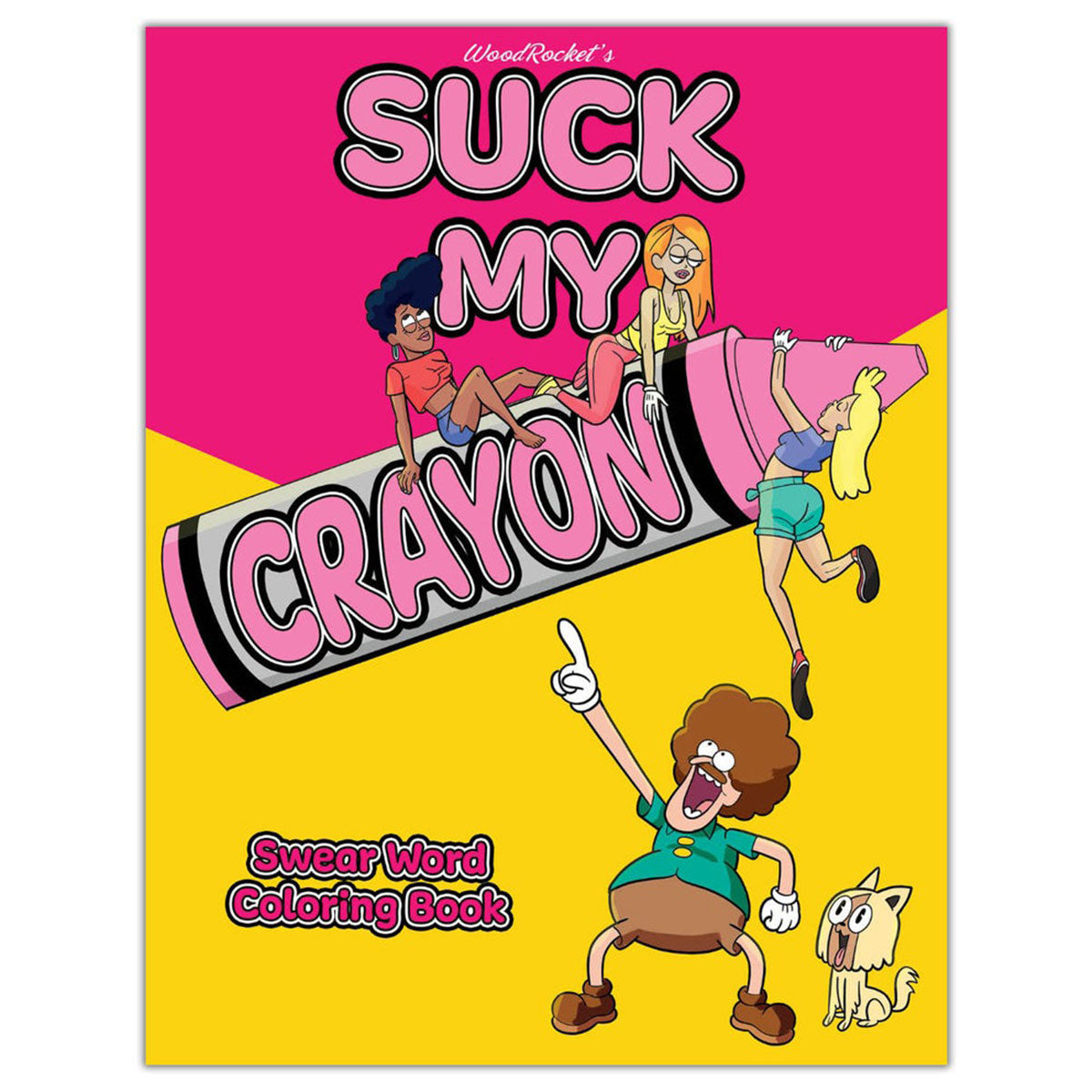 Wood Rocket Suck My Crayon Swear Word Coloring Book