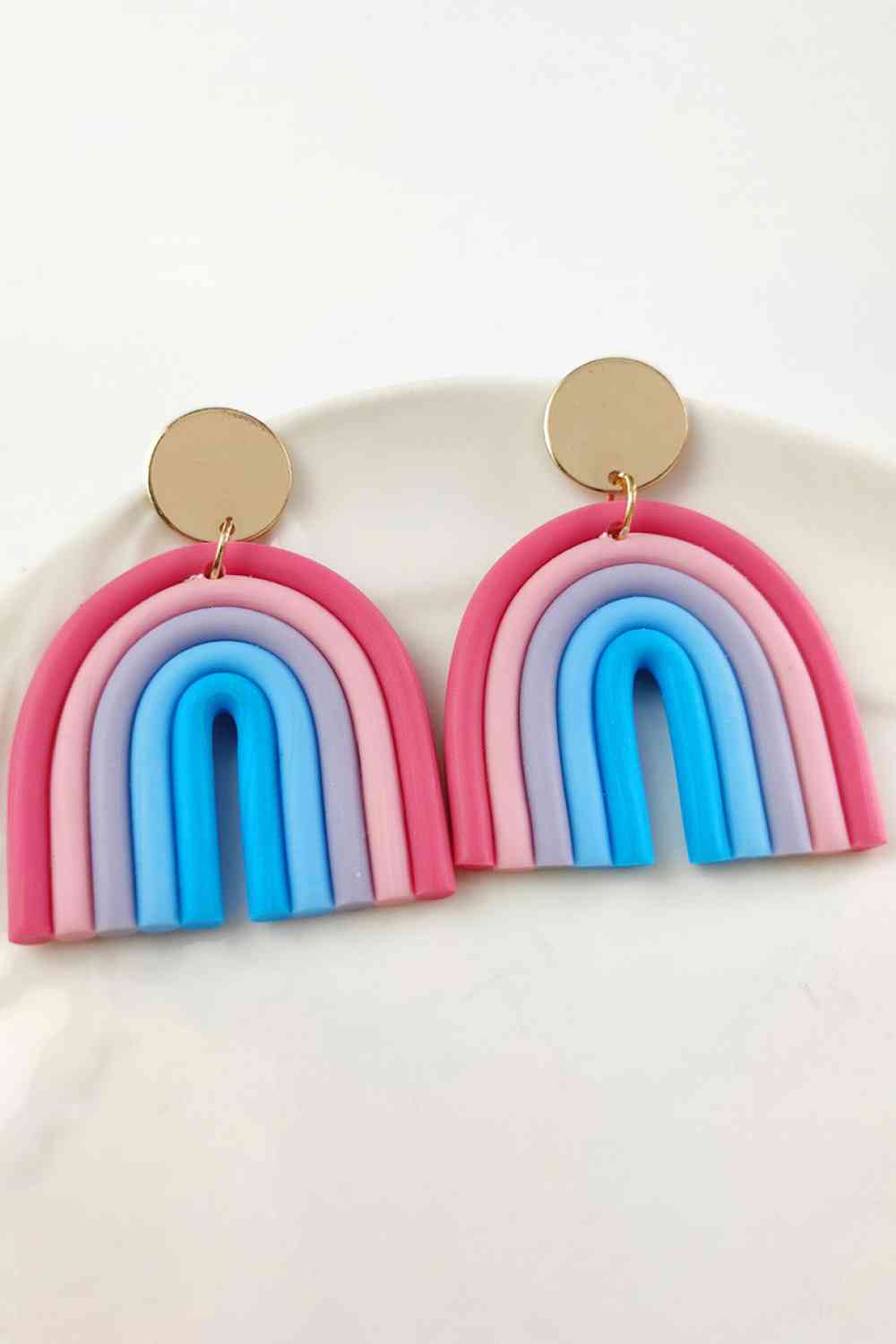 Rainbow Shape Dangle Earrings