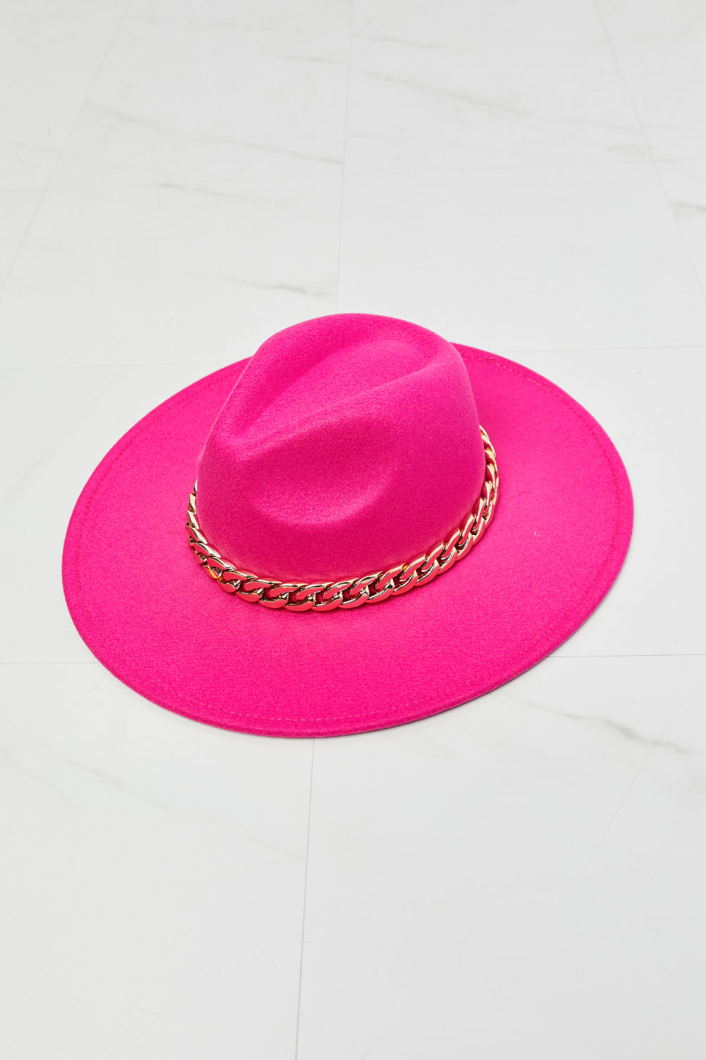 Fame Keep Your Promise Fedora Hat in Pink