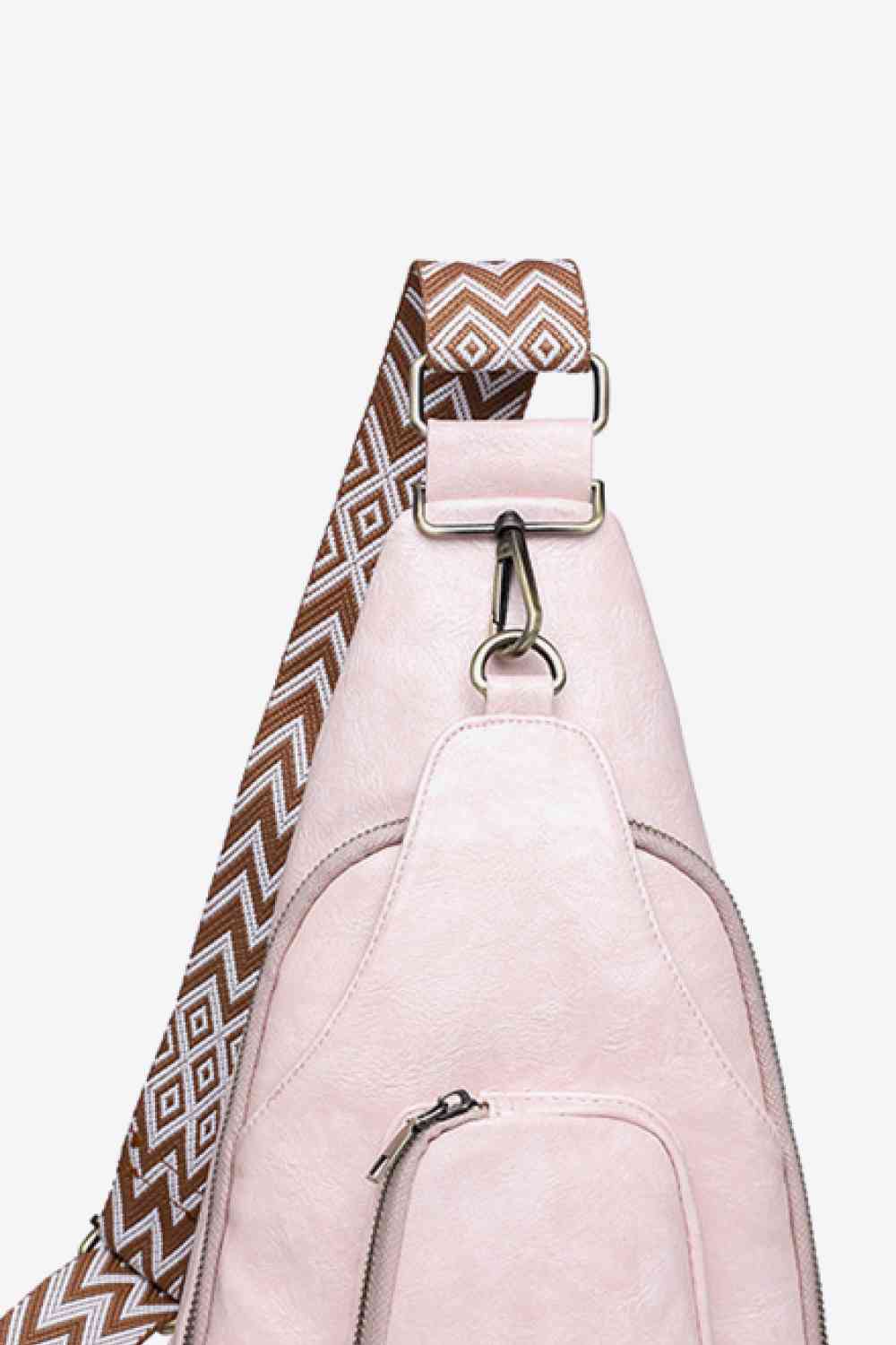 Adored Take A Trip PU Leather Sling Bag