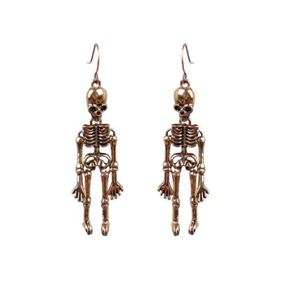 Skeleton Alloy Earrings