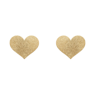 Bijoux Indiscrets Flash Pasties - Gold Hearts