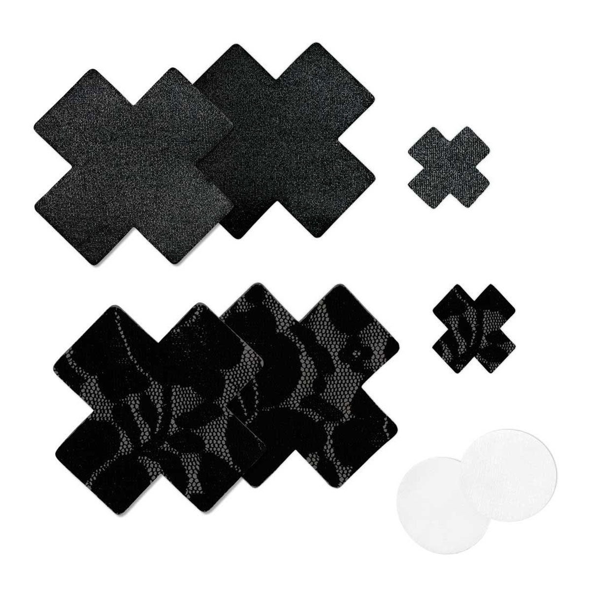 Nippies Basics - Black Crosses - Size B