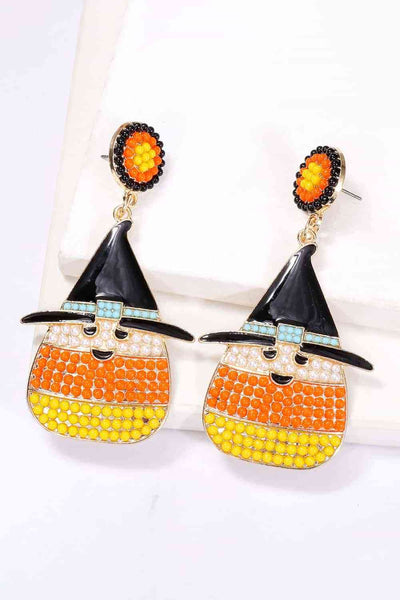 Witch's Hat Shape Synthetic Pearl Dangle Earrings